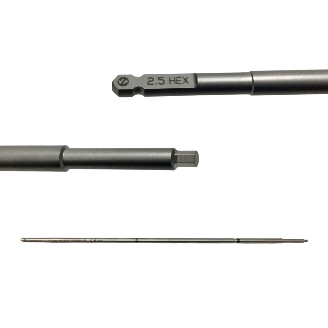 Zimmer 2360-67-25 2.5mm Periarticular Locking System Hex Driver Orthopedic 10-3/4"