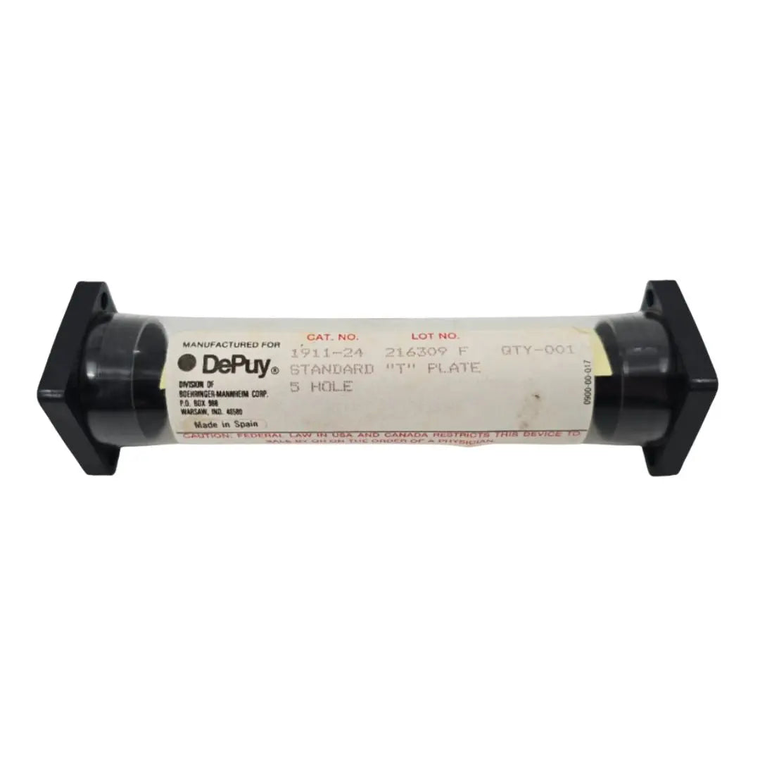 DePuy 1911-24 Standard T-Plate 5-Hole PK/1 DePuy