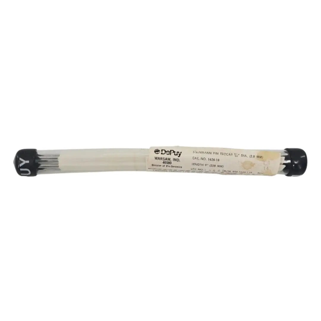 DePuy 1626-18-000 Steinmann Pin Smooth Trocar Point 7/64" (2.8mm) x 9" 6/PK DePuy