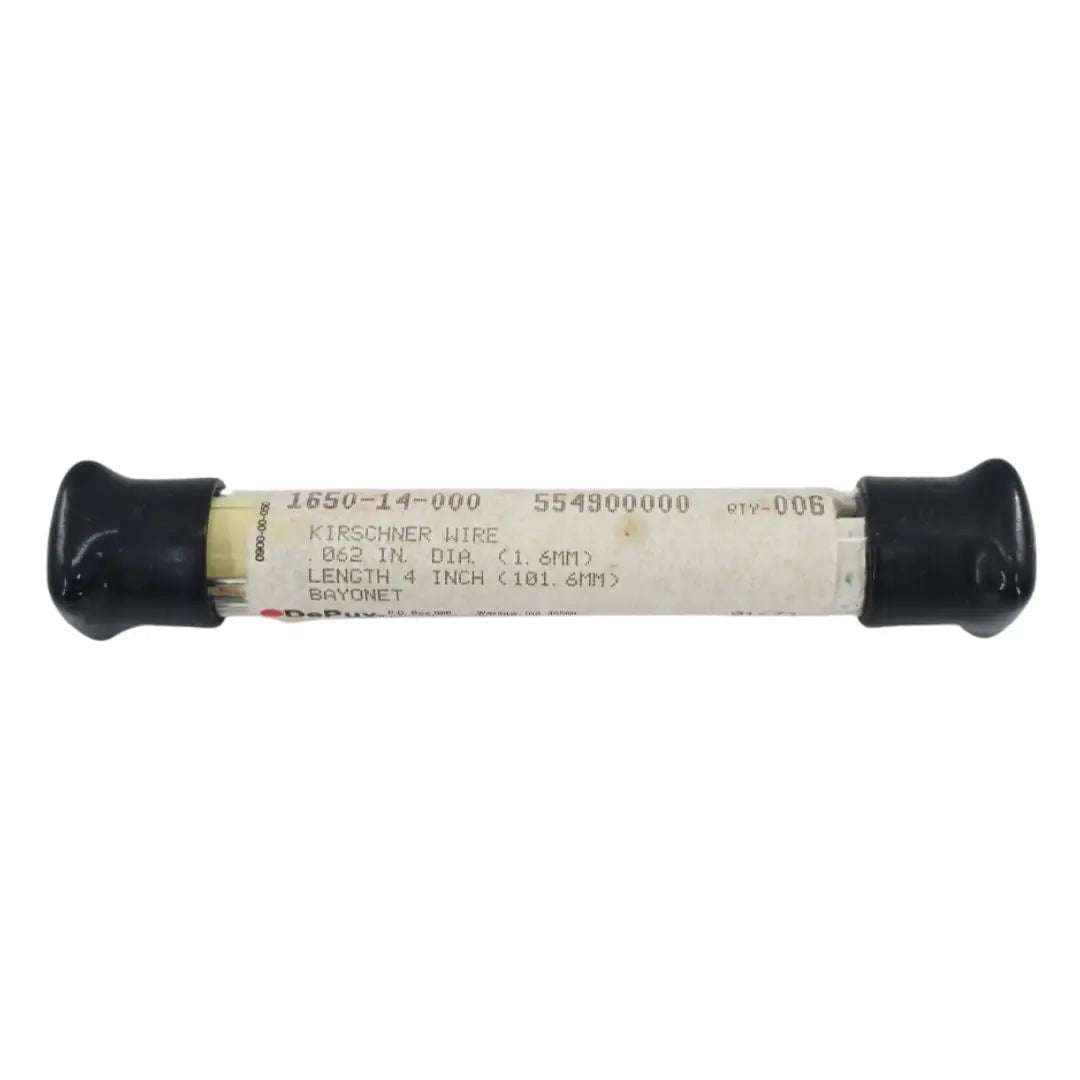DePuy 1650-14-000 Kirschner Wire Bayonet Point .062" x 4" 6/PK DePuy