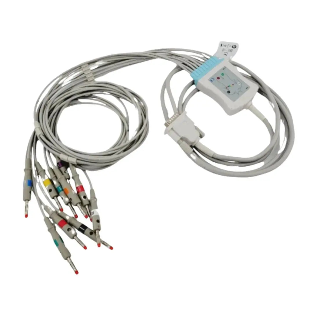 Philips E10R-HP-B HP 10 Lead ECG/EKG Cable AHA Banana Philips