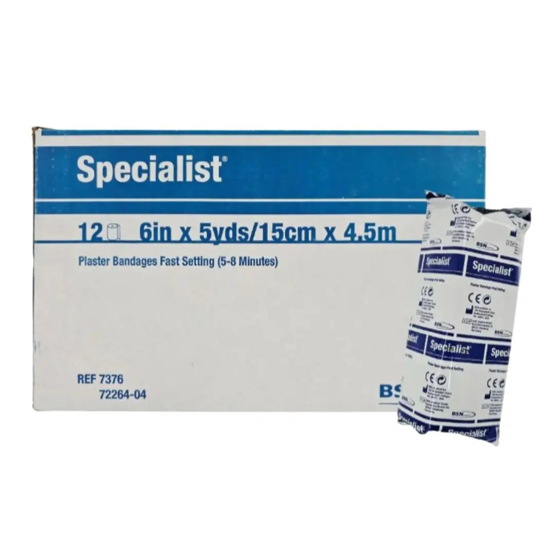 BSN Medical 7376 Specialist Plaster Bandages Fast Setting 6in x 5yds BX/12 BSN Medical