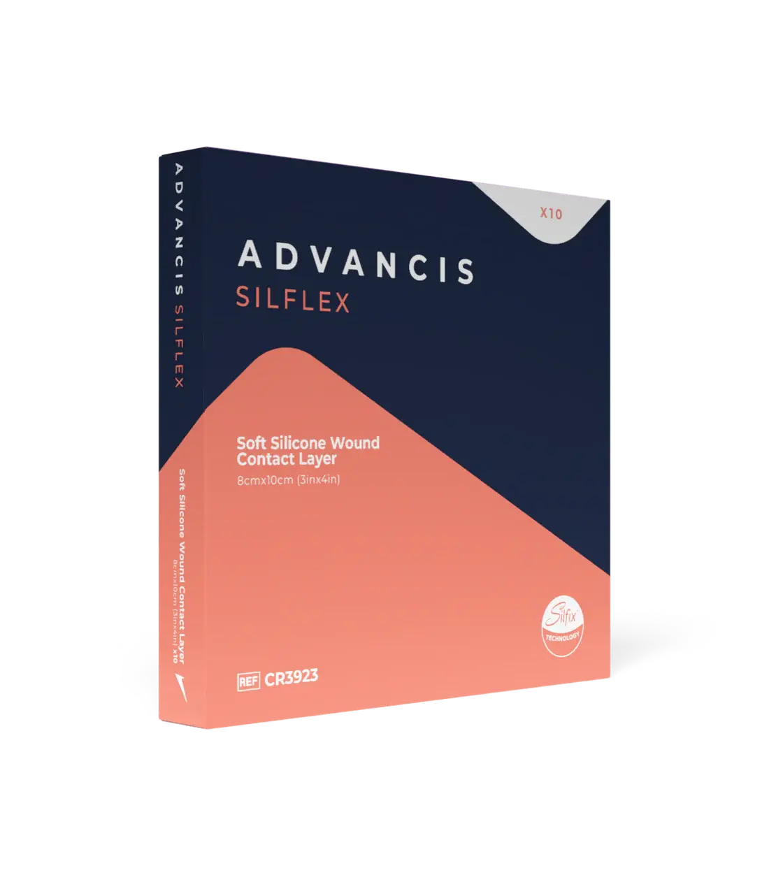 Advancis Silflex Soft Silicone Wound Contact Layer Non-Adherent Mesh 10 Box Advancis Medical