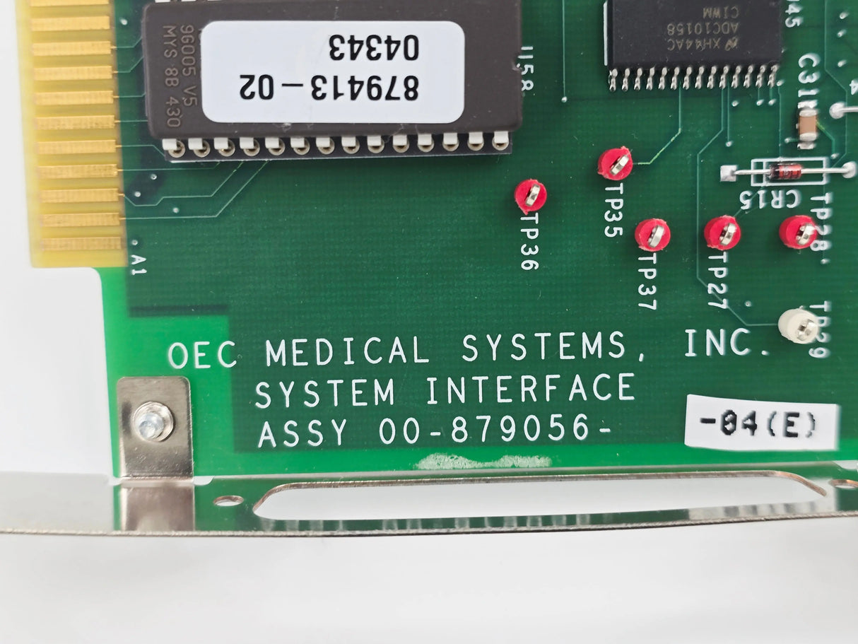 GE OEC 0087905604 System Interface Board Workstation PCB Used GE