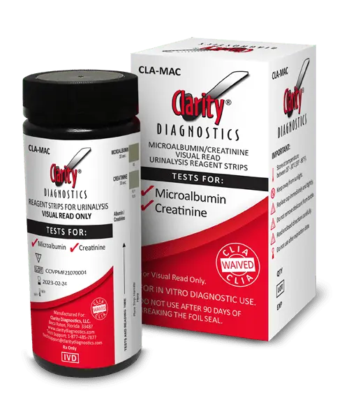 Clarity CD-MAC Urocheck Urine Test Strips 25/bx Clarity Diagnostics