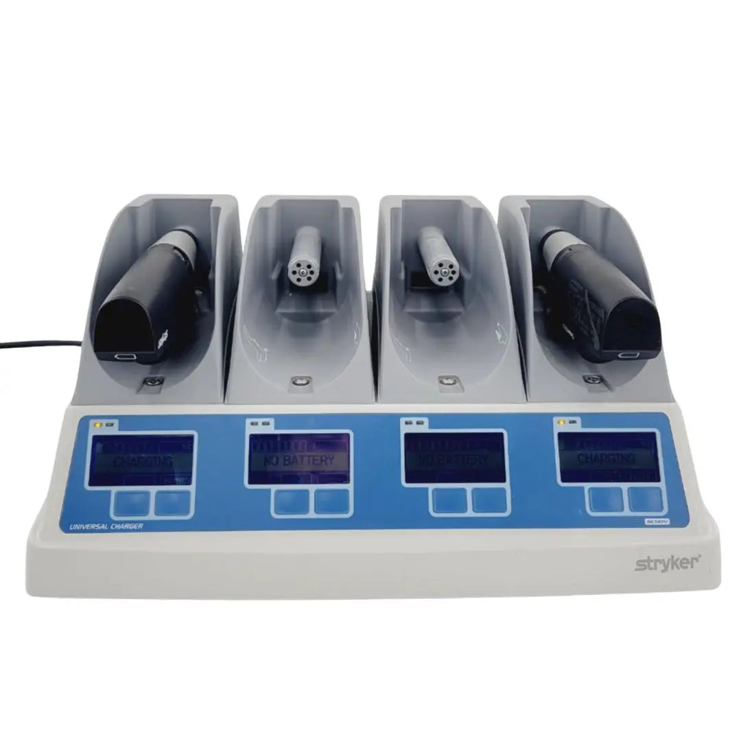 Stryker 7100-190-000 F1 Universal Battery Charger w/ 2 Smartgrips Pencil Modules Stryker