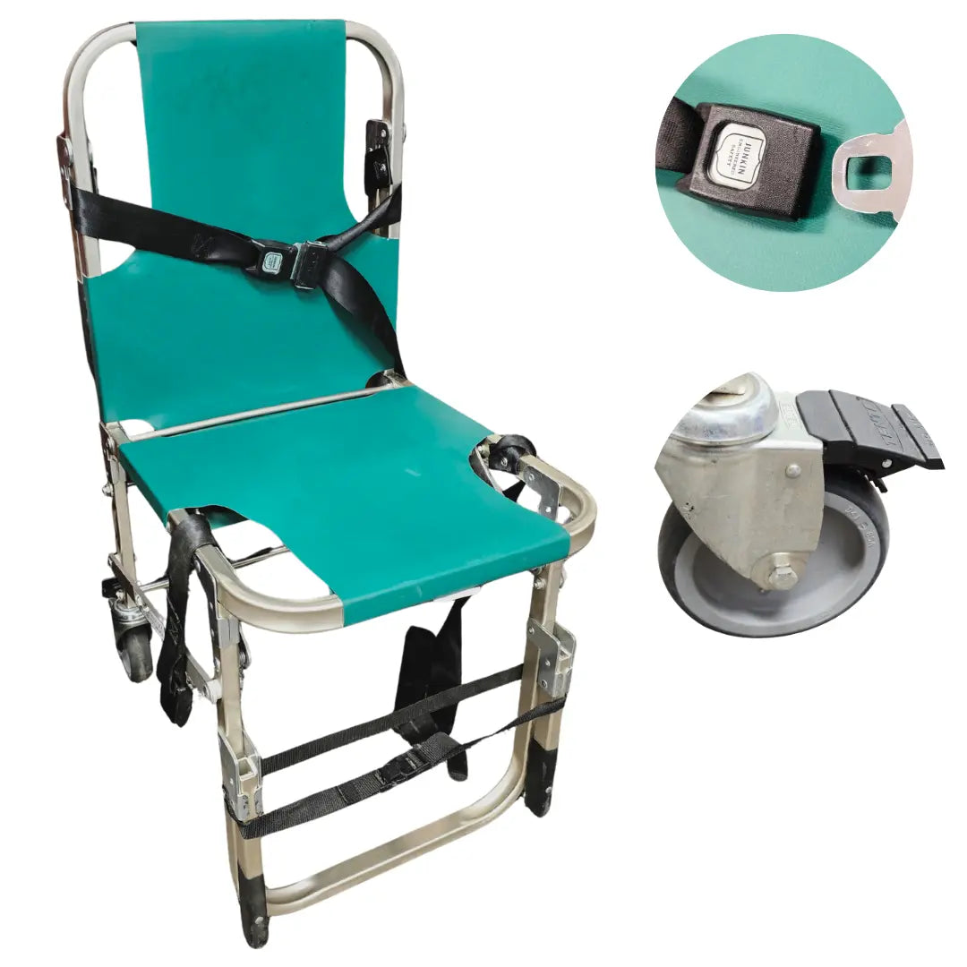 Junkin JSA-800 Evacuation Stair Chair Folding Rescue Chair 800 lb Capacity Junkin