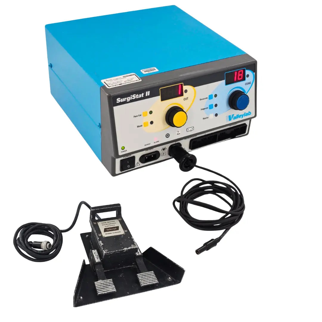Valleylab SurgiStat II Surgical Control Unit w/ Footswitch & Cable Set Primis Medical