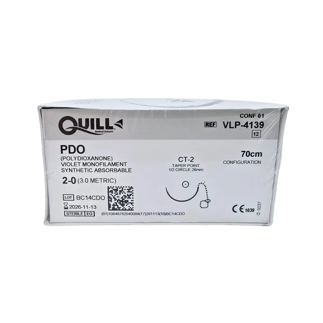 Quill VLP-4139 PDO 2-0 VIOLET 70cm CT-2 Box of 12 Quill