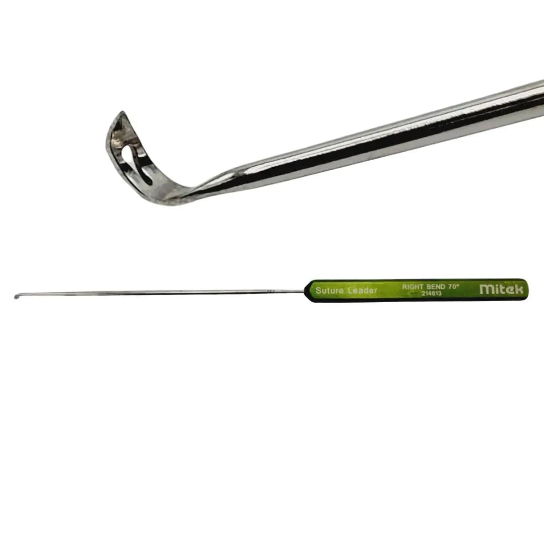Mitek 214613 Arthroscopic Right Bend 70° Up Suture Leader 11-3/8" Mitek