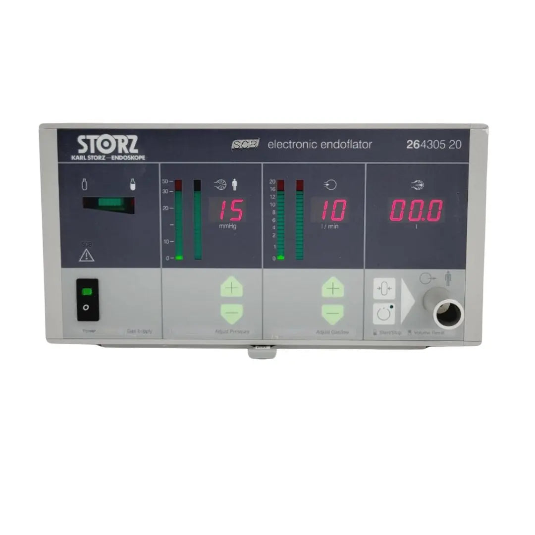 Karl Storz 264305 20 SCB CO2 Electronic Endoflator 20 Liter NO CO2 Yoke 90 Day Warranty Karl Storz
