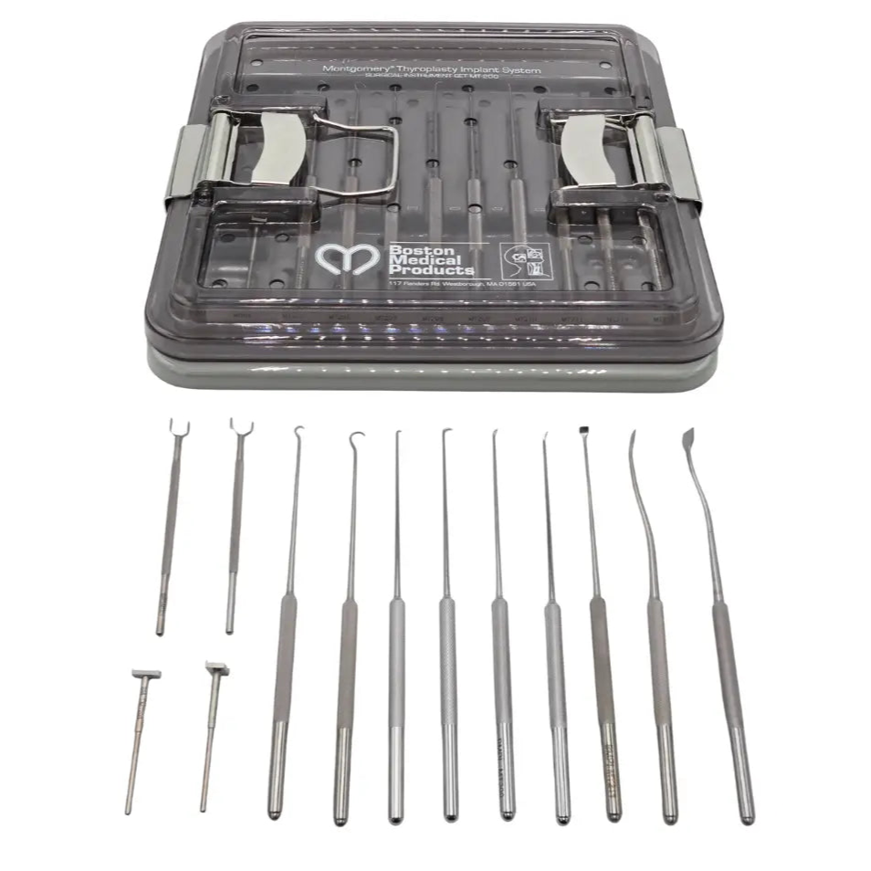 Montgomery MT-200 Thyroplasty Implant System Surgical Instrument Set ENT Primis Medical