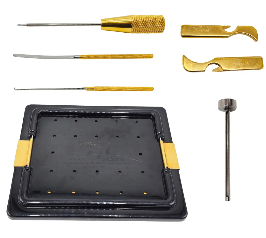 Instratek 3010 Endoscopic Plantar Fasciotomy Set with Case 6 piece Tools Primis Medical