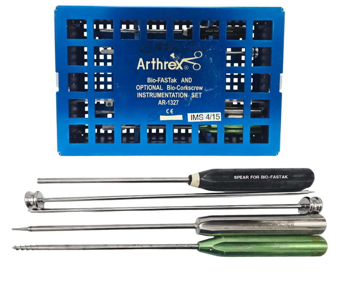 Arthrex AR-1327 Bio-FASTak Bio-Corkscrew Instrumentation Set Shoulder Primis Medical
