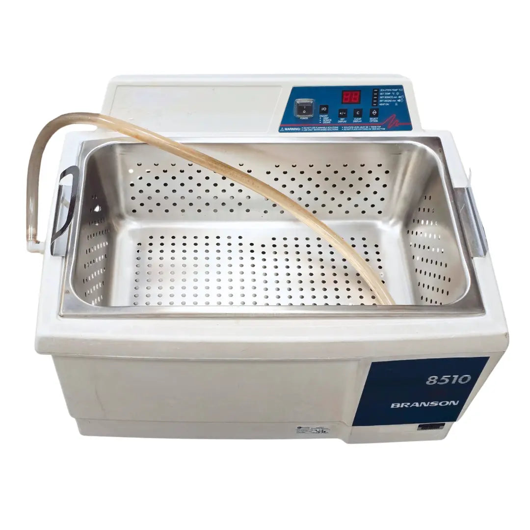 Branson 8510R-DTH Heated Ultrasonic Cleaner Digital Controls 20.8L Tank Branson