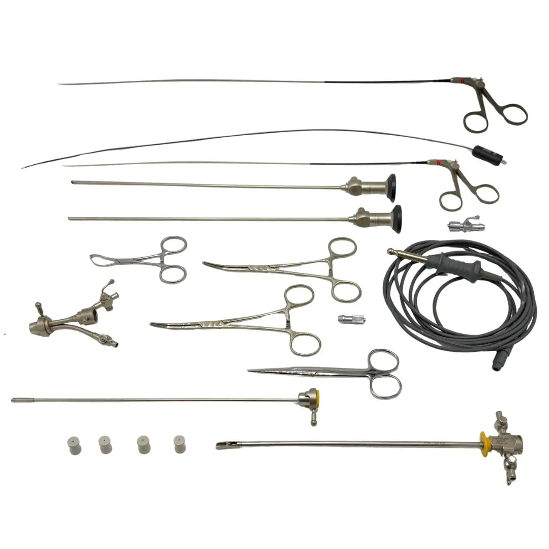 Karl Storz Cystoscopy Set 27005BA 27005CA 27026UA 27026UO w/ Weck Tray Primis Medical