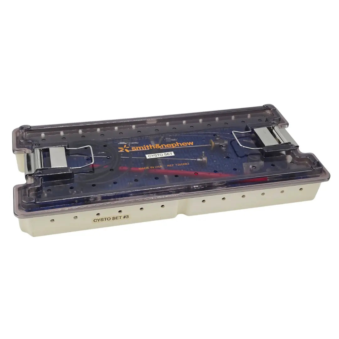 Karl Storz Cysto Set w/ Telescopes Sheath Bridge Electrode Smith & Nephew Tray Primis Medical