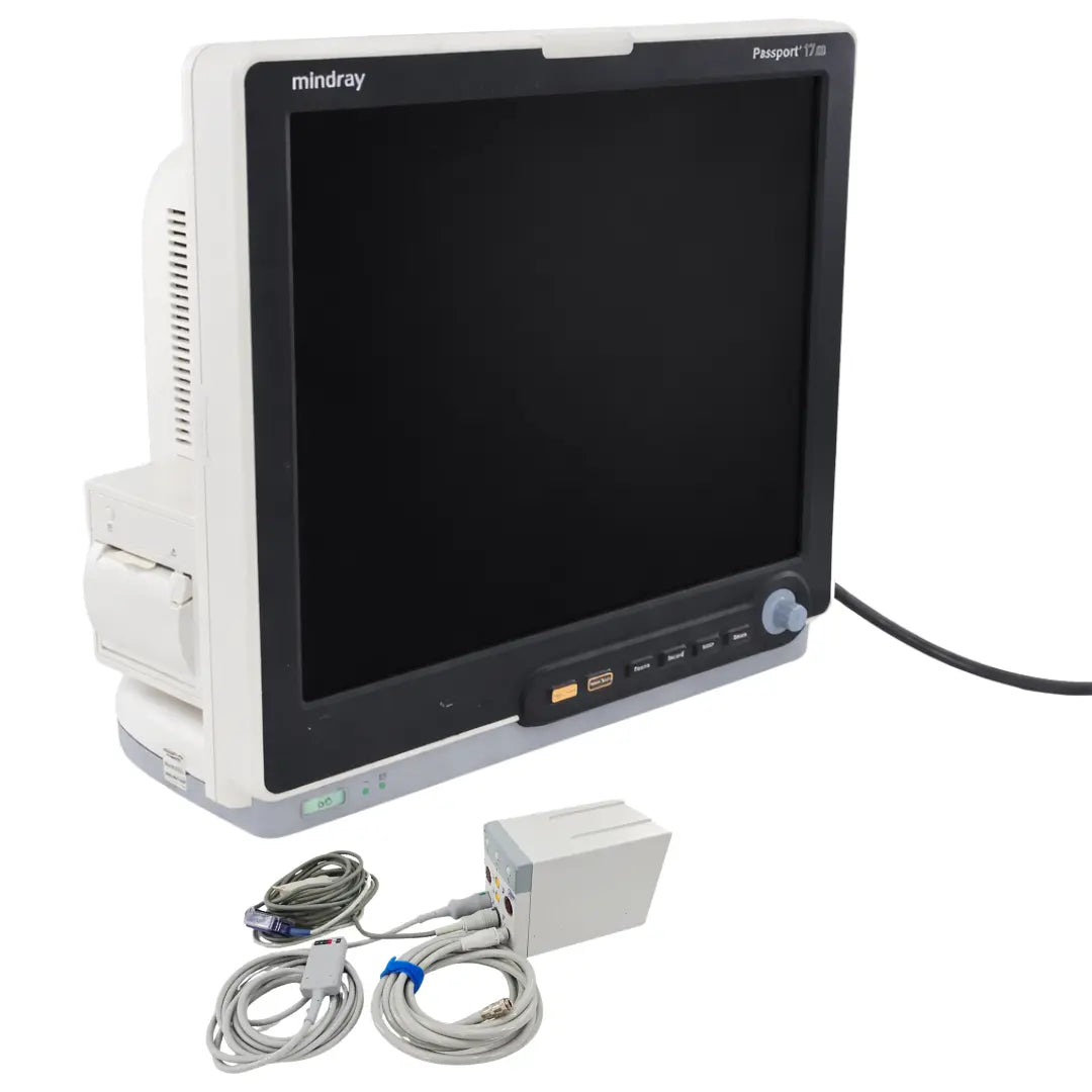 Mindray Passport 17m Patient Monitor MPM Module ECG SpO2 NIBP w/Cables Certified Primis Medical