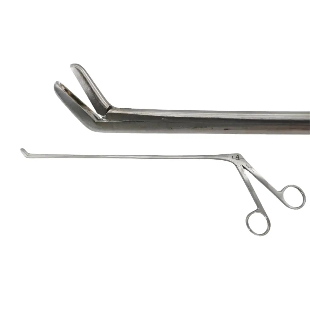 SurgiPros SR11U4MM 4mm Pituitary Rongeur 10mm Oval Cup Angled 45° 13-3/4" SurgiPros