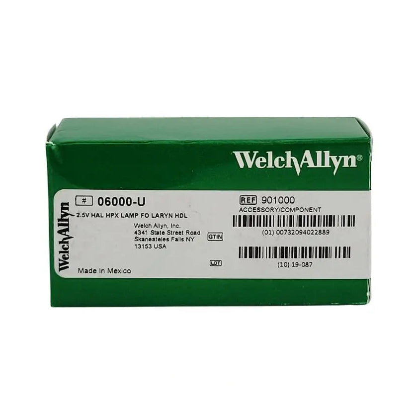 Welch Allyn 06000-U 2.5V Halogen Lamp – Genuine Replacement Bulb Primis Medical
