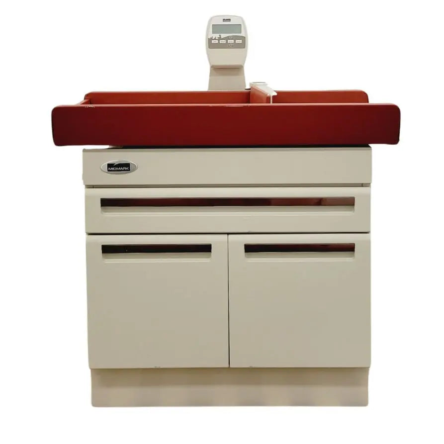 Midmark 640 Pediatric Examination Table 40 Lb. Capacity Scale Cranberry Midmark