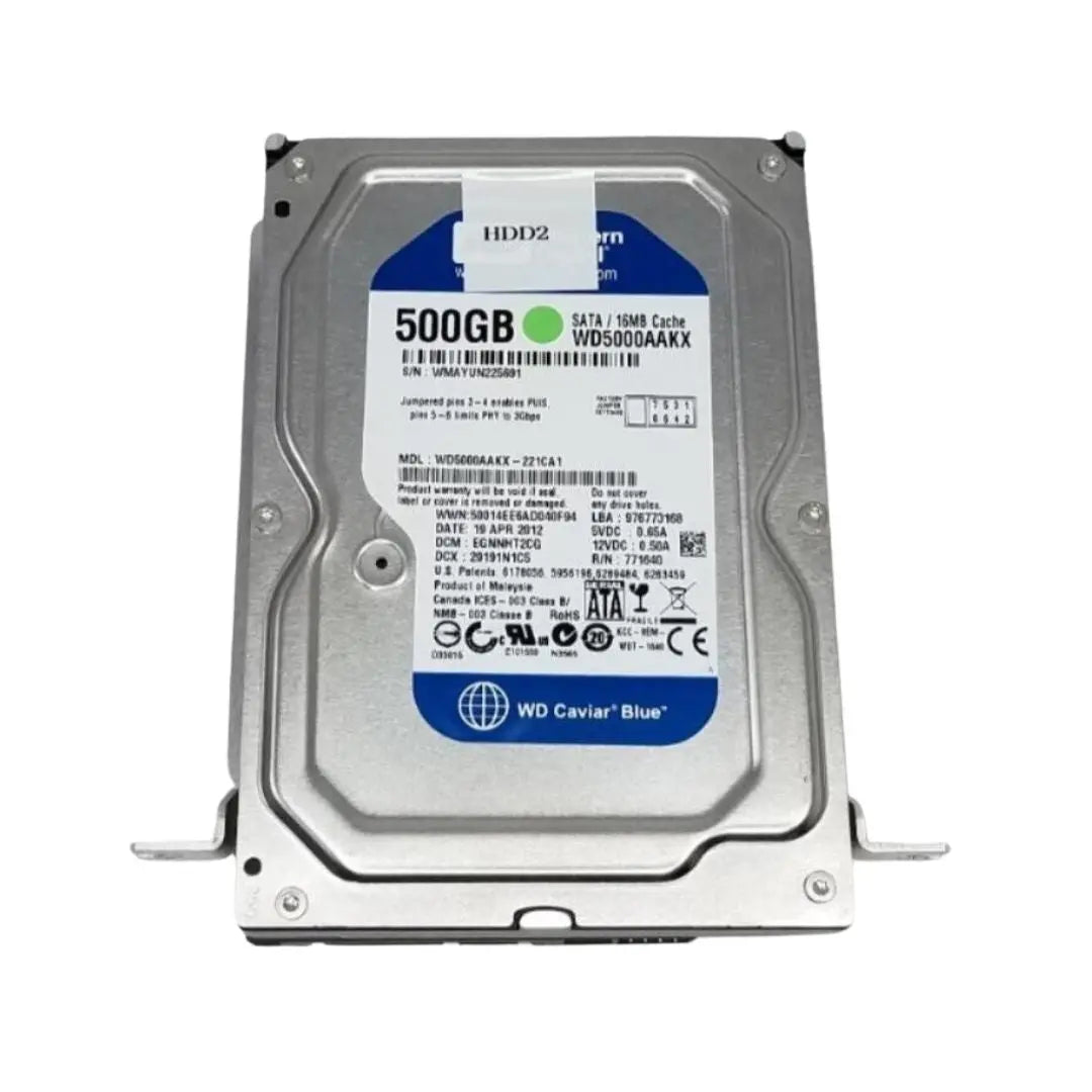 Philips IU22 Ultrasound Western Digital 500GB WD5000AAKX-221CA1 Hard Drive Philips
