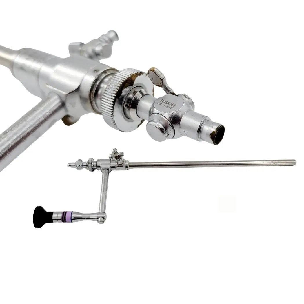 Richard Wolf 0 Degree 10mm Panoview Lumina SL Laparoscope 8912.431 w/ 8911.315 16" Richard Wolf