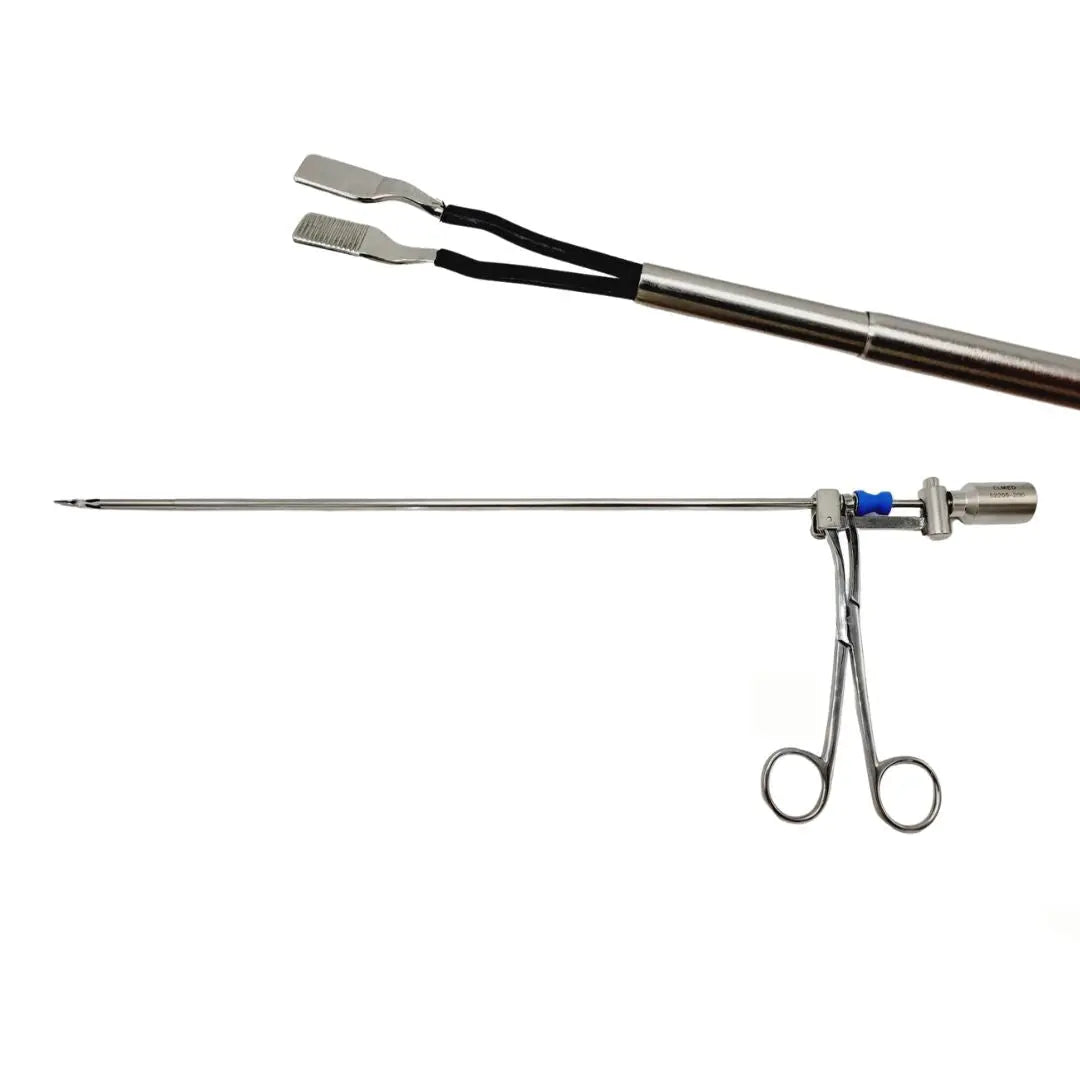 Elmed 52205-200 Scissor-Style Kleppinger Bipolar Forceps w/ Flat Tip 16-1/2" Elmed