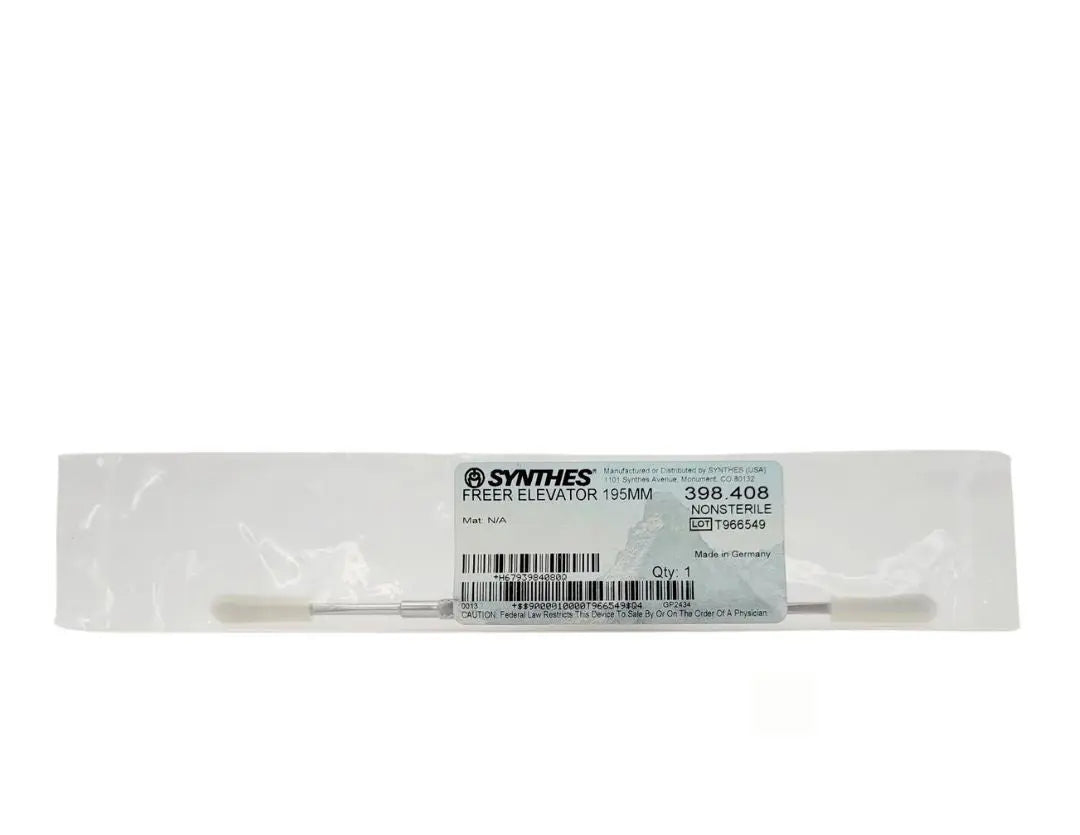 Synthes 398.408 Freer Elevator 195mm Length for 3mm Cannulated Screws Synthes