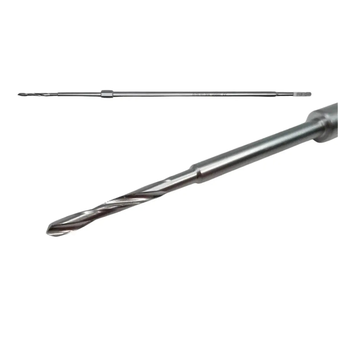 Synthes 03.161.024 Surgical 3.2mm Quick-Coupling 2-Flute Drill Bit w/Stop 9-3/4" Synthes