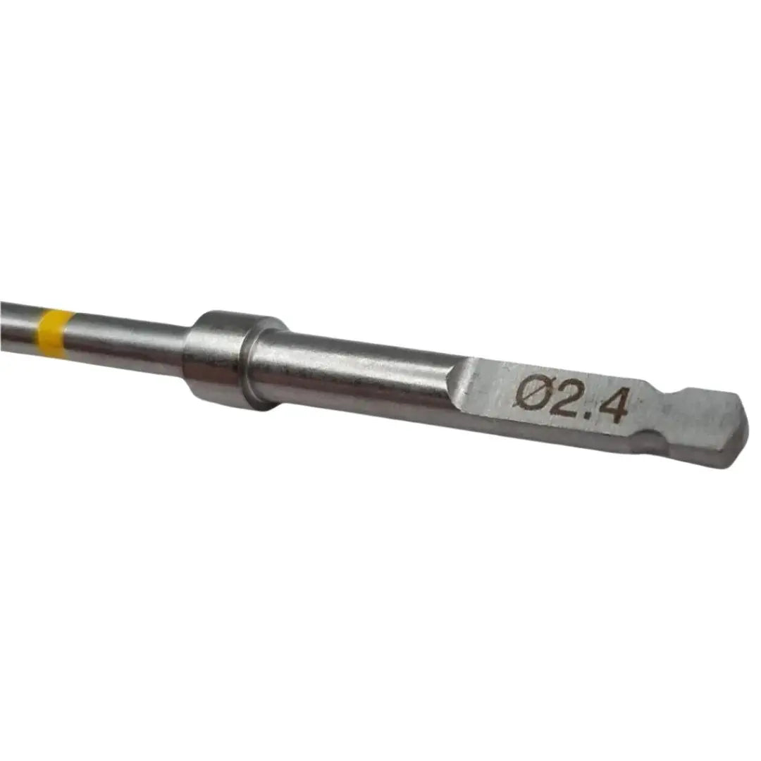 Synthes 388.394 Orthopedic 2.4mm Quick-Connect 2-Flute Drill Bit with Stop 8" Synthes