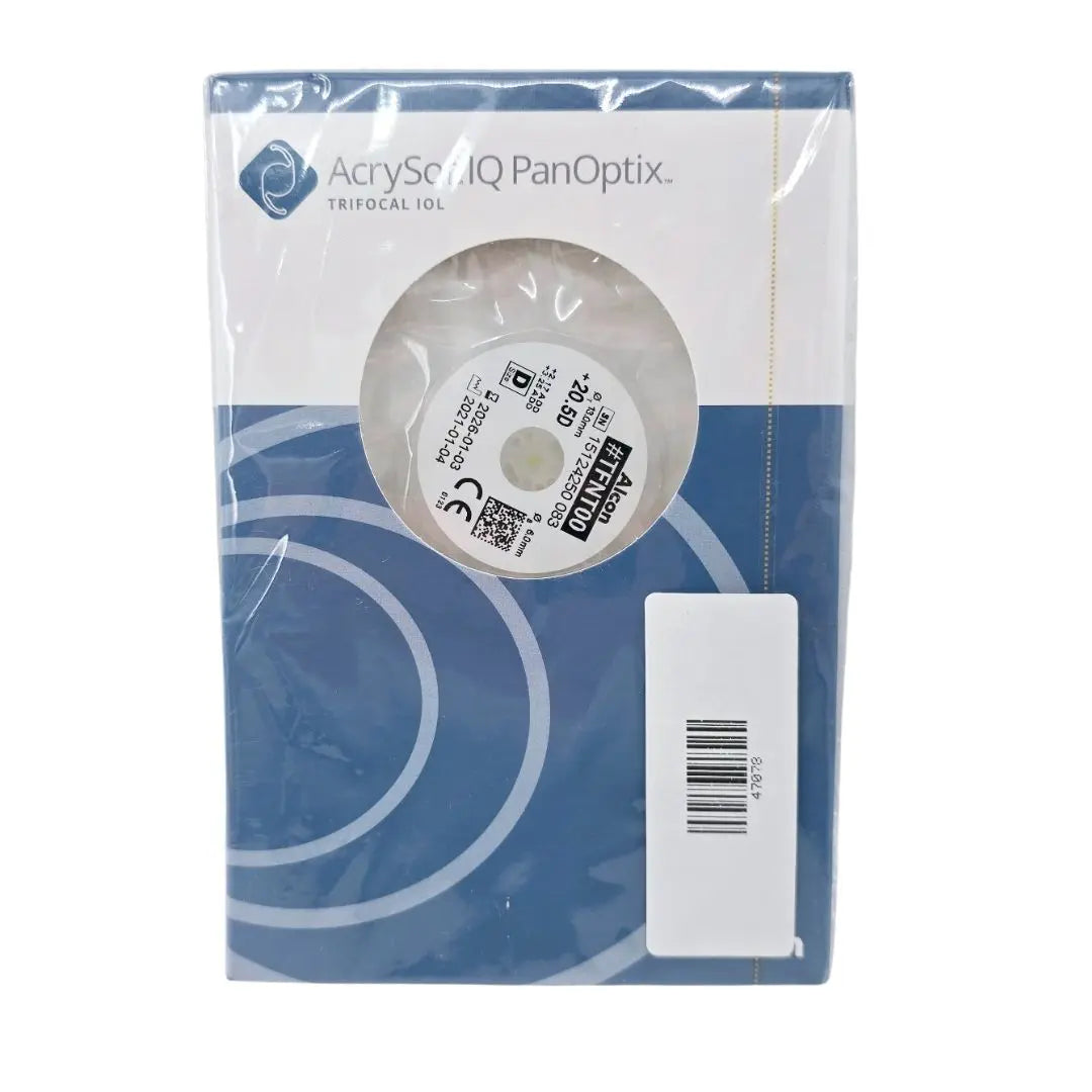 Alcon TFNT00 Acrysof IQ Trifocal IOL Size D +20.5 D UV & Blue Light Filter Alcon