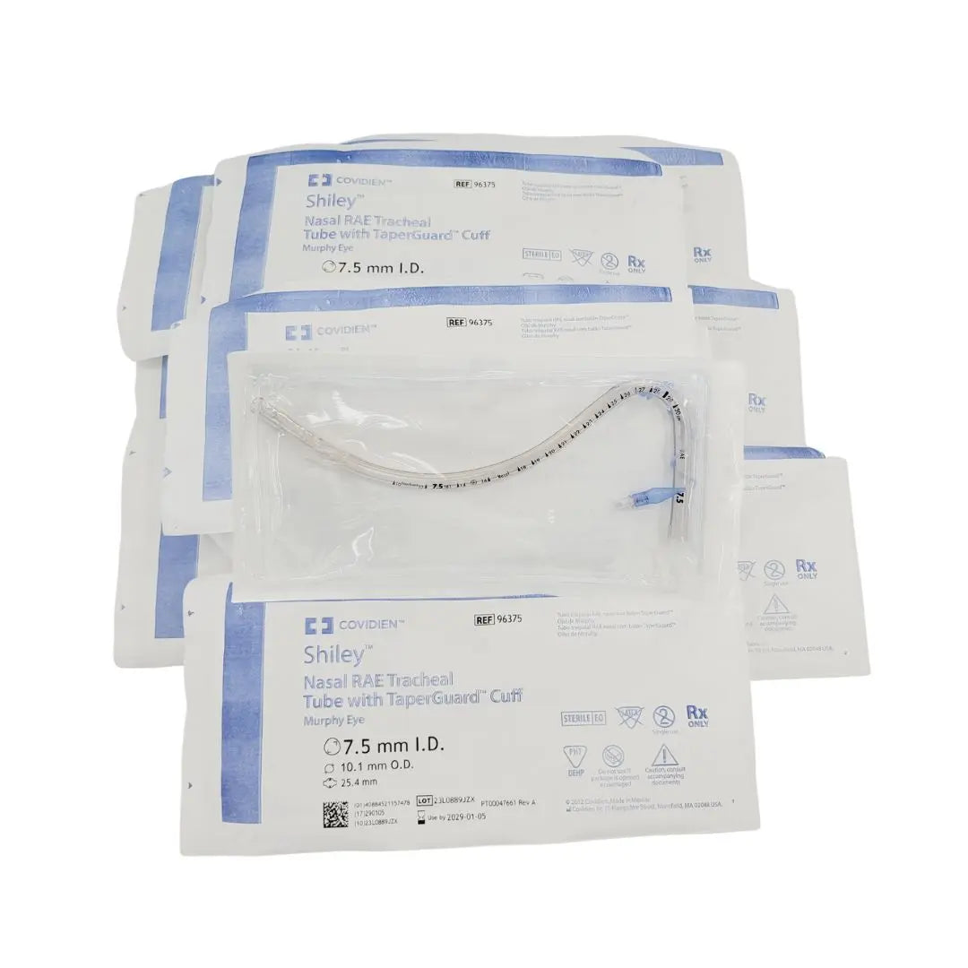 Covidien 96375 Shiley Oral & Nasal RAE Tracheal Tube w/ Taper Guard Cuff 10PK Covidien