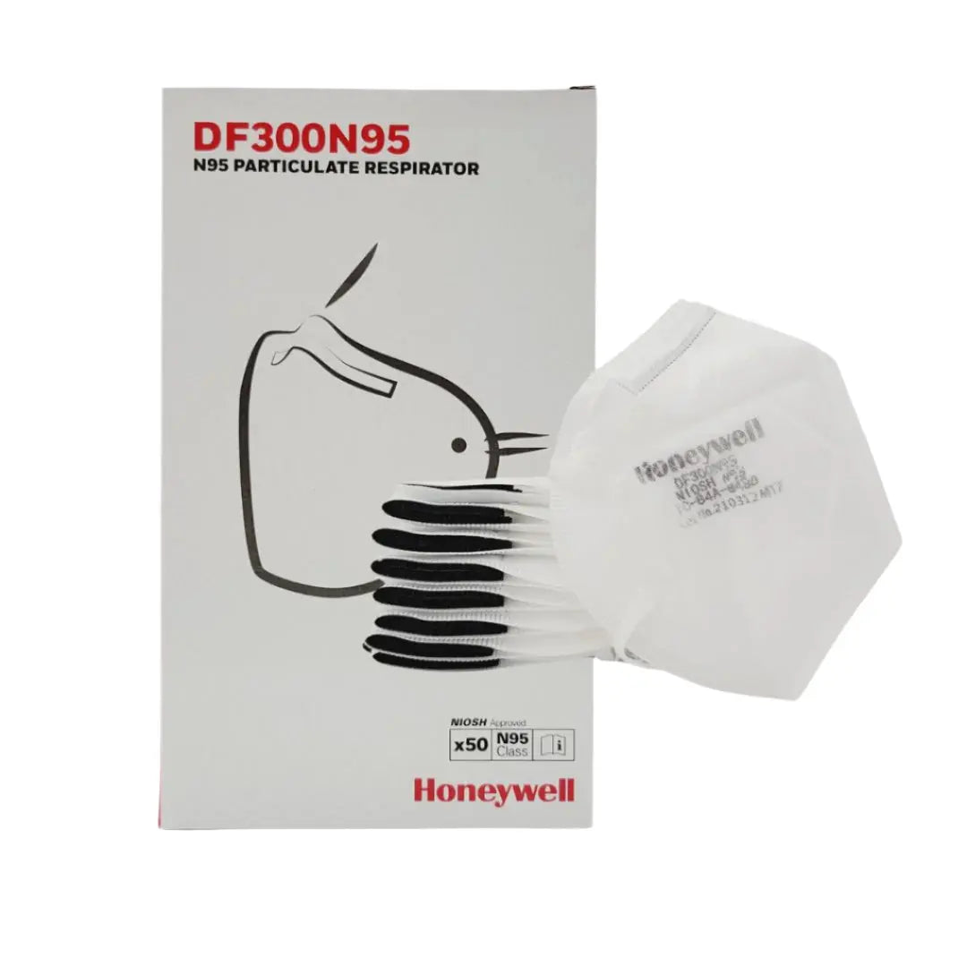 Honeywell DF300N95B Flatfold Respirator Mask Honeywell