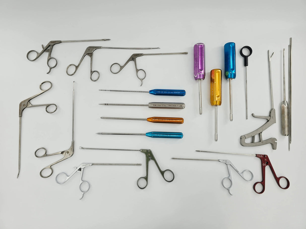 Arthrex 21 Piece Shoulder Arthroscopy Instrument Set - Pre-Owned Surgical Tools Arthrex