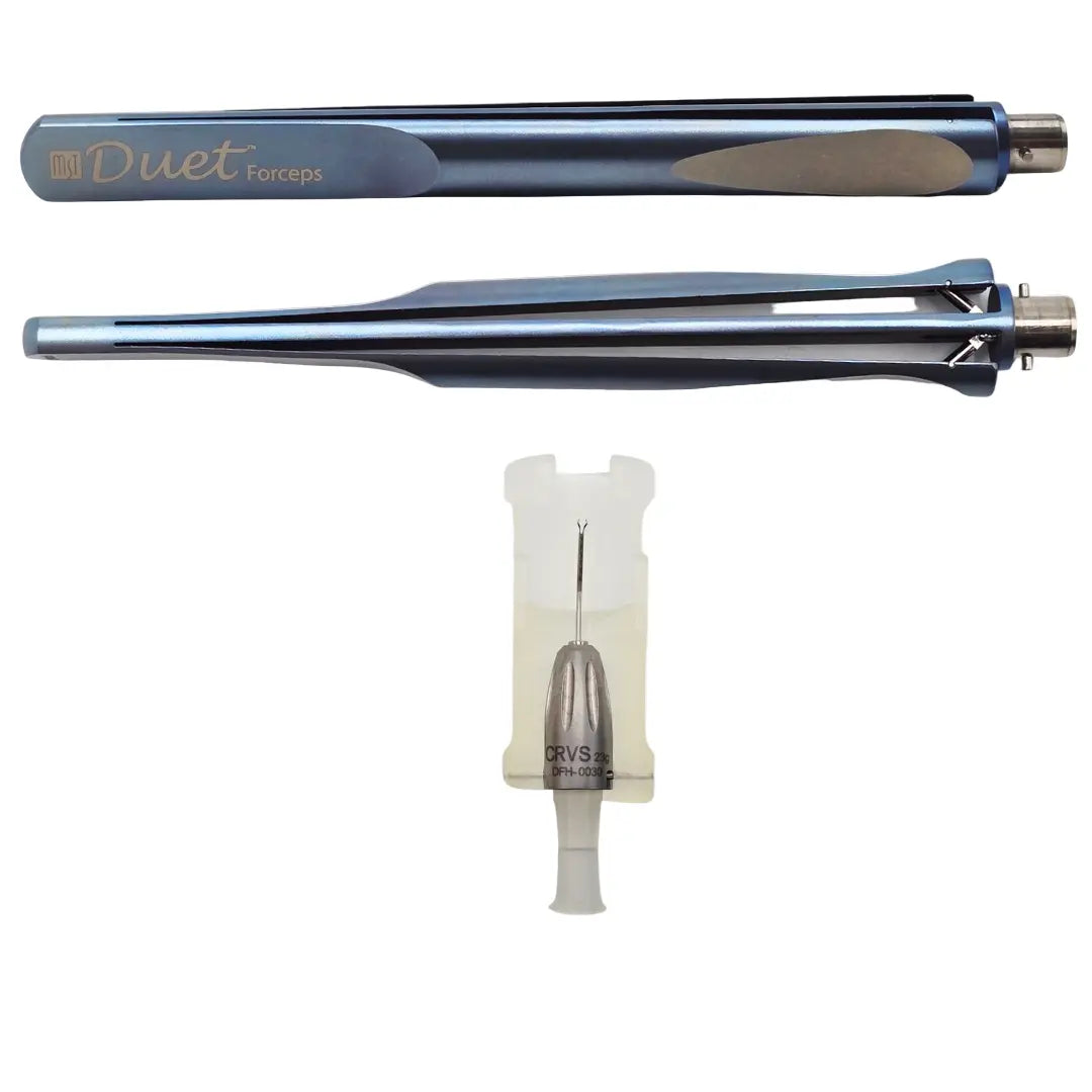 Seibel Capsulorhexis Forceps CRVS DFH-0030 with Rhexis Ruler and Viewport 23g CRVS