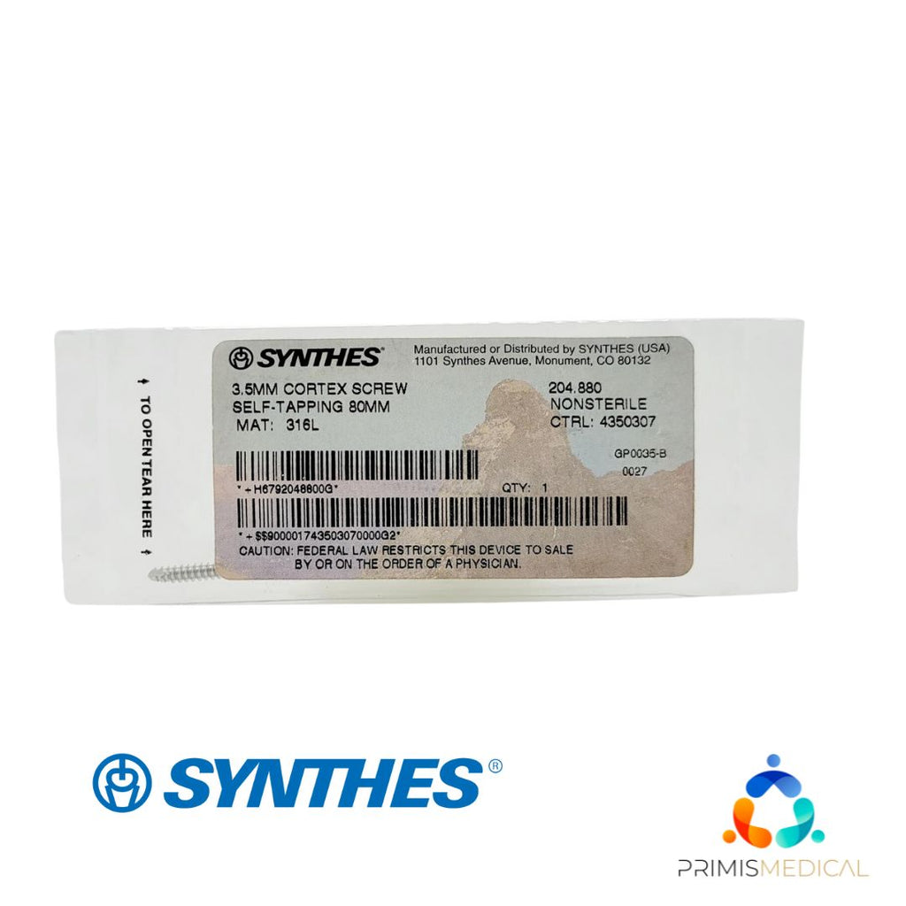 Synthes 400.824.96 1.5mm Ti Cortex Screw Self-Tapping 24mm