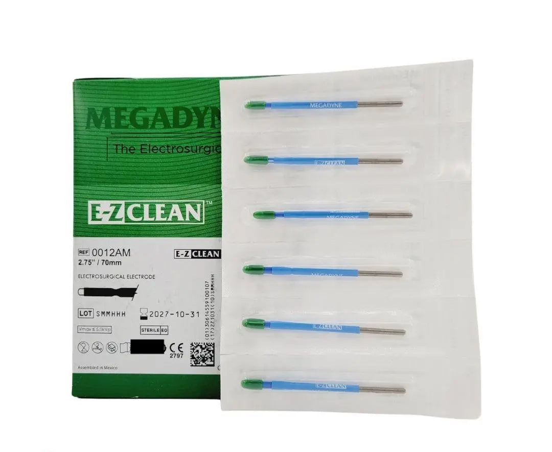 Megadyne 0012AM Electrosurgical Electrodes E-Z Clean Blade 2.75 inch 12BX Megadyne