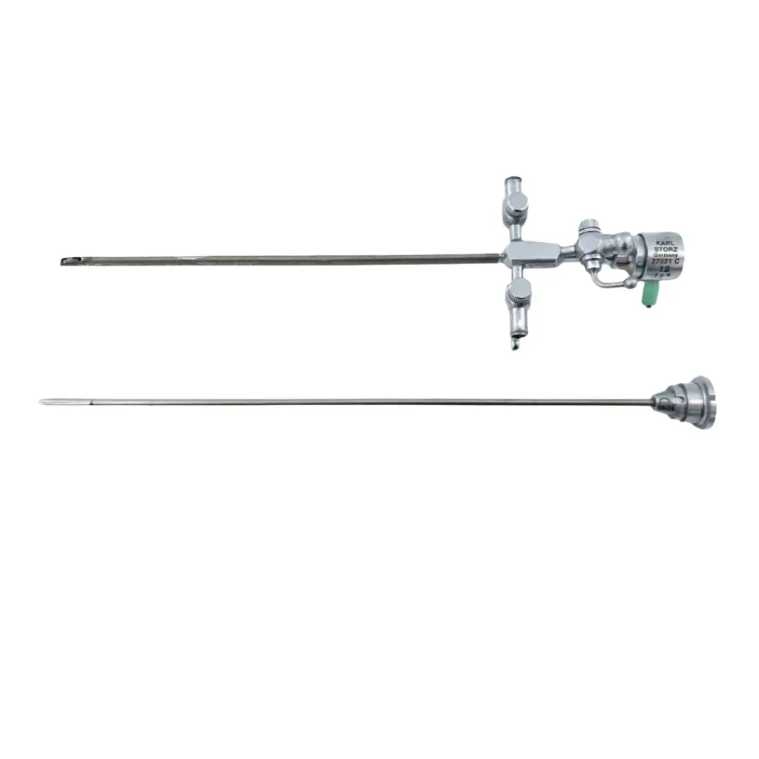 Karl Storz 27031C 1 x 4 Pediatric Cystoscope Sheath 12Fr. w/ Obturator 8" Karl Storz