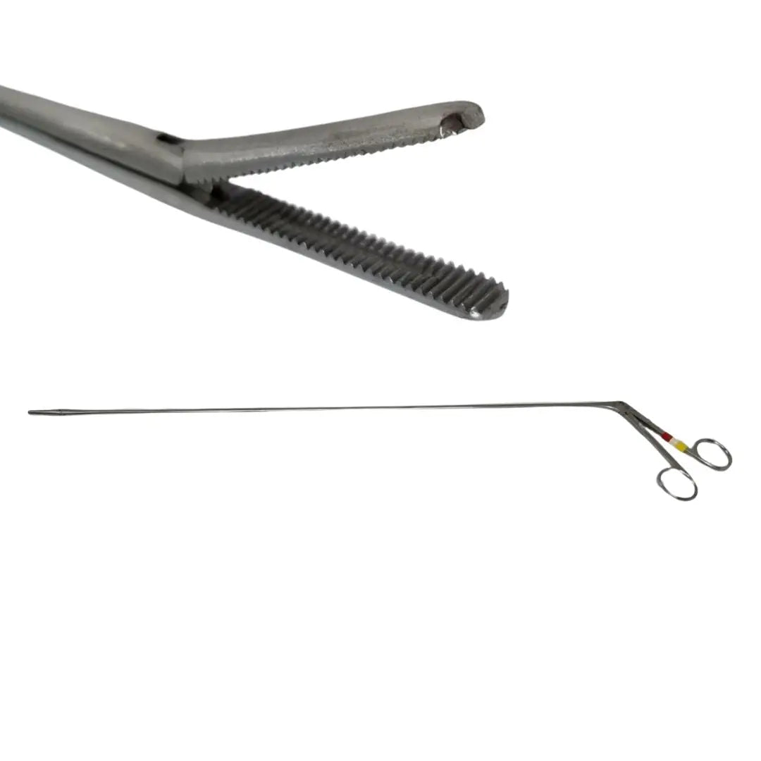 Pilling 50-5404 ENT 23 x 3.8mm Jackson Long Grasping Surgical Forceps 22-1/2" Pilling