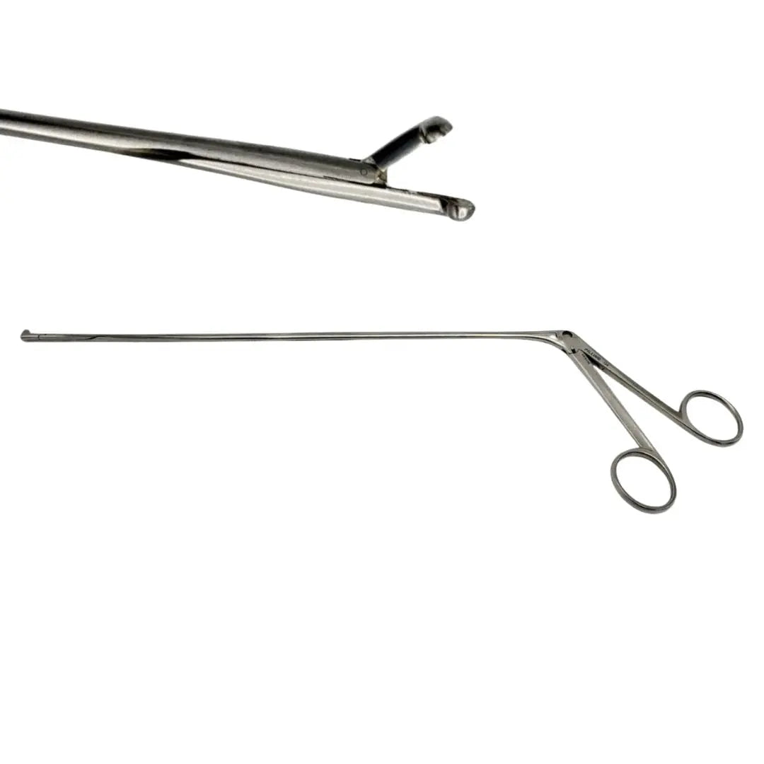 Pilling 50-5196 Lore Subglottic Specimen Tissue Forceps Angled 90° Upward 14" Pilling