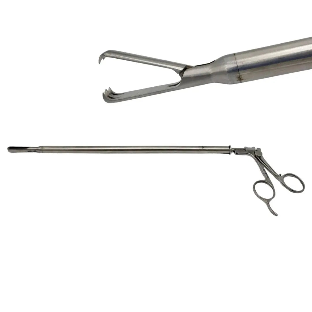 Cabot Medical 004275-901 Laparoscopic Grasping Forceps 8mm 2 x 3 Teeth 16" Cabot Medical