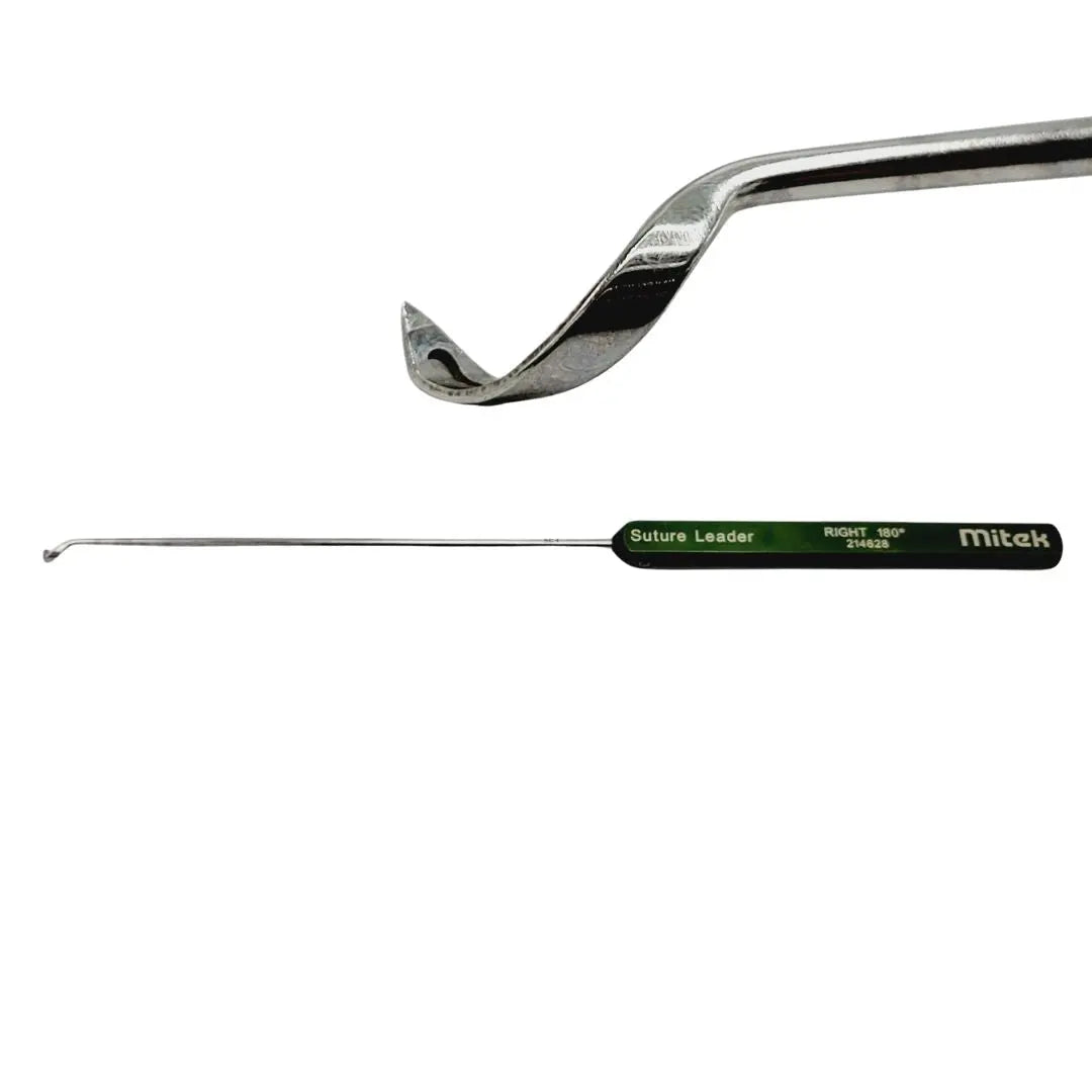 Mitek 214628 Arthroscopic Right Bend 180° Up Suture Leader 11-3/8" Mitek