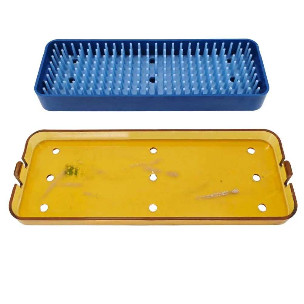 Micro Instrument Sterilization Tray w/ Lid 6-1/4" x 2-1/4" x 3/4" Unbranded