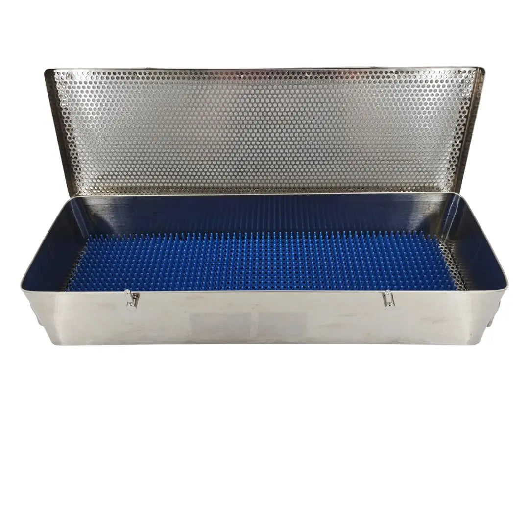 Instrument Sterilization Case w/ Lock 16" x 5-1/2" x 3" Primis Medical