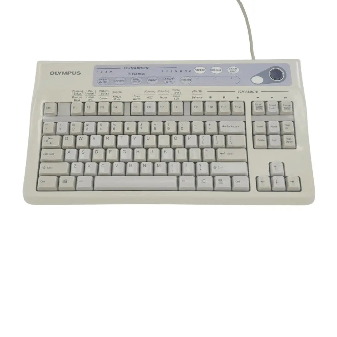 Olympus MAJ-1428 Keyboard for CV-180 Video Processor w/ Cover Primis Medical