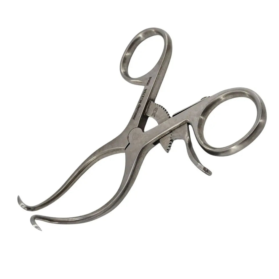 Aesculap MG176R Gelpi Vulva Vaginal Retractor 1 x 1 Sharp Prong Small 3-1/4" Primis Medical