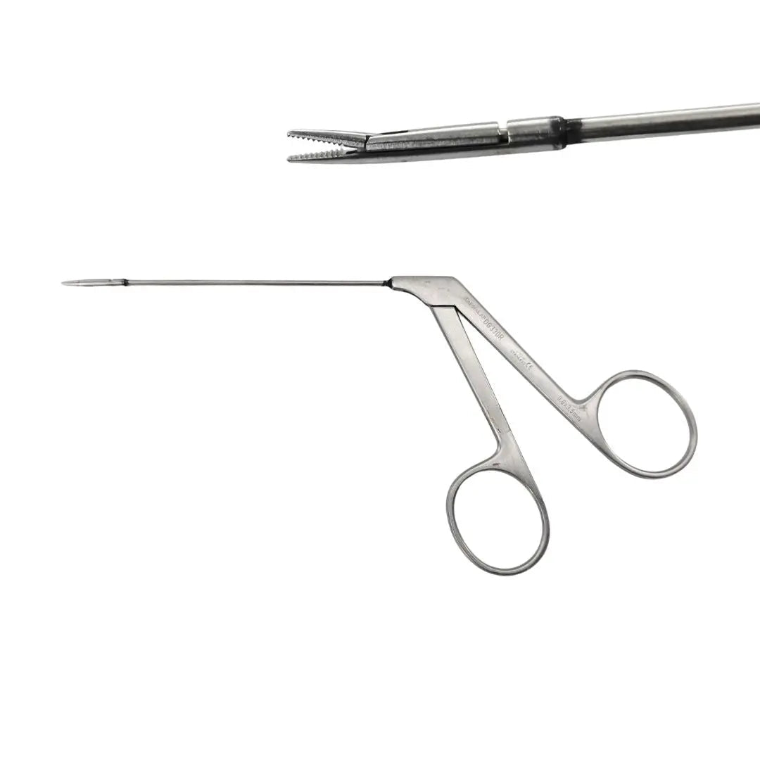 Aesculap OG330R Micro Alligator Grasping Forceps Serrated ENT 6" Primis Medical
