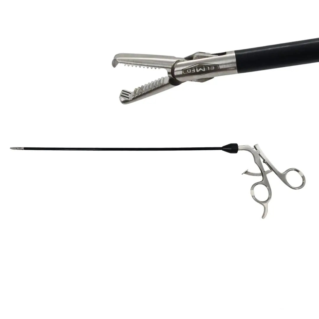 Elmed 2745-25/06 5mm Insulated Snake Tooth Grasping Forceps w/ Handle 18-3/4" Primis Medical