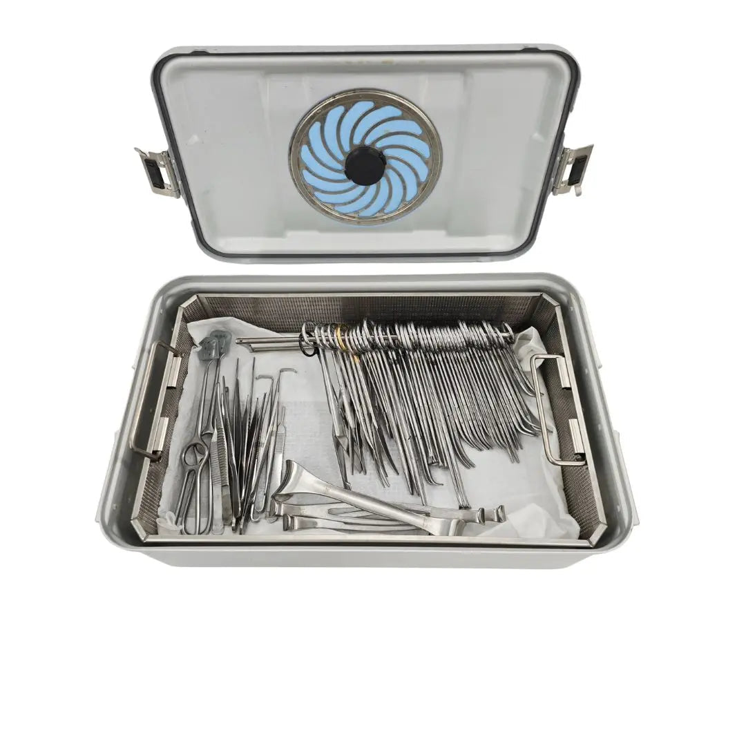 Minor Surgery Instrument Set w/ Sterilization Container 60-Piece Aesculap Konig Primis Medical